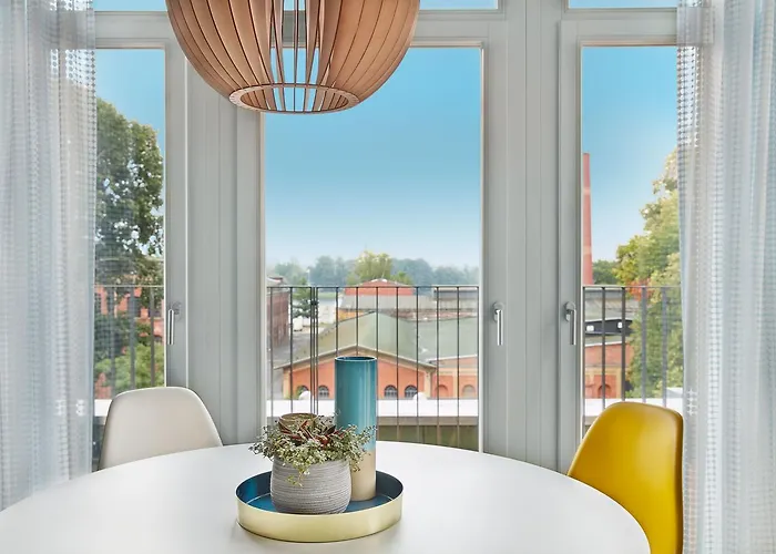 شقة فندقية Park Penthouses Insel Eiswerder By Suite030 برلين
